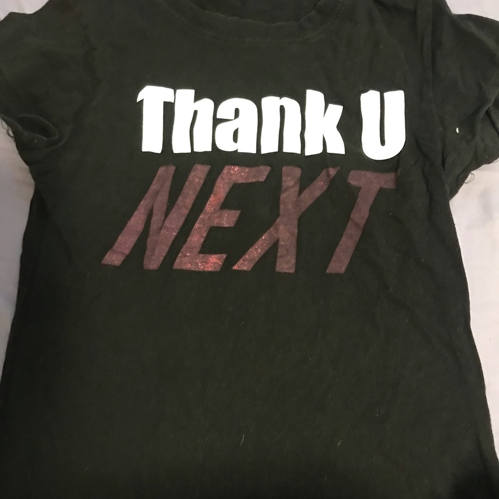 A “Thank You Next” short sleeved shirt😌